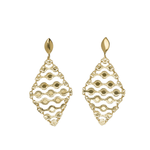 Orecchini Oro 18 kt pendenti a fantasia