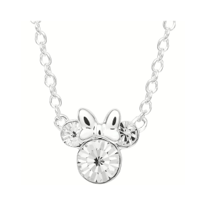 Collana Disney Minnie Mouse Cristalli Bianchi