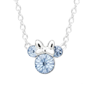 Collana Disney Minnie Mouse Cristalli Azzurri