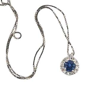 Collana Agemina Zaffiro e Diamanti