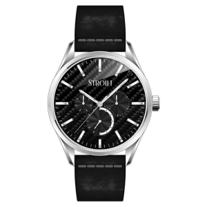 Orologio Stroili Marrakech multifunzione pelle nera 41 mm
