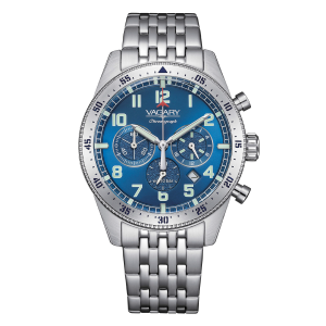 Orologio Vagary By Citizen FlyBoy Crono 40mm Blue