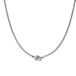 Collana Luca Barra acciaio con nodo