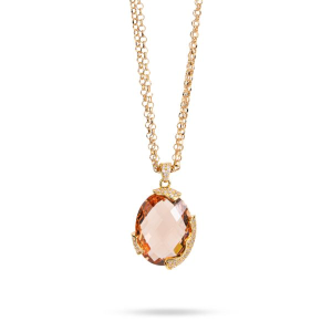 Collana Boccadamo con Cristallo Peach