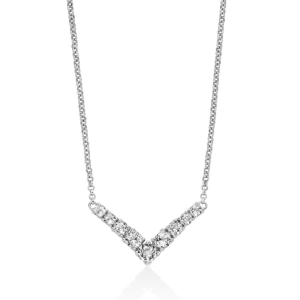 Collana Miluna Giochi di Luce pendente argento 9 topazi