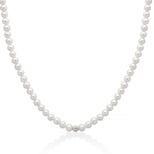 Collana Miluna di Perle e oro 18 kt