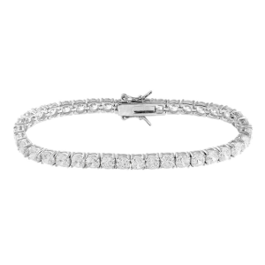 Bracciale Stroili Tennis Elegance cristalli bianchi 3 mm