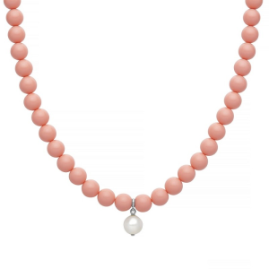 Collana Miluna Terra e Mare pasta di Corallo rosa