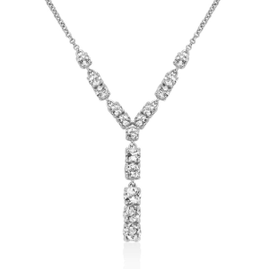 Collana Miluna Giochi di Luce pendente argento 16 topazi