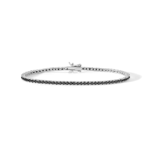 Bracciale Comete Tennis 2mm zirconi neri