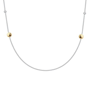 Collana Luca Barra Forever ip gold e cristalli