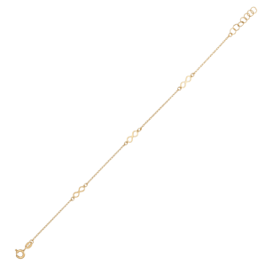 Bracciale Oro 18 kt Donna con infinito