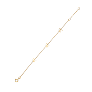 Bracciale Oro 18 kt Bimba farfalline vuote