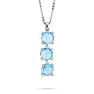 Collana Boccadamo con Pendenti Acquamarina