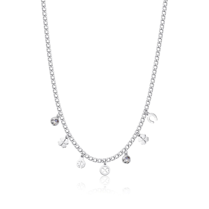 Collana S'agapò con pendenti portafortuna