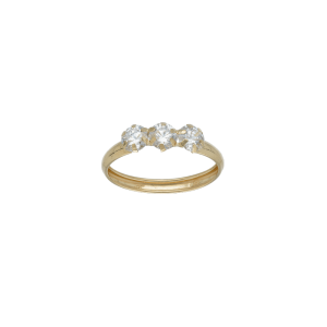 Anello Oro 18 kt Donna giallo trilogy