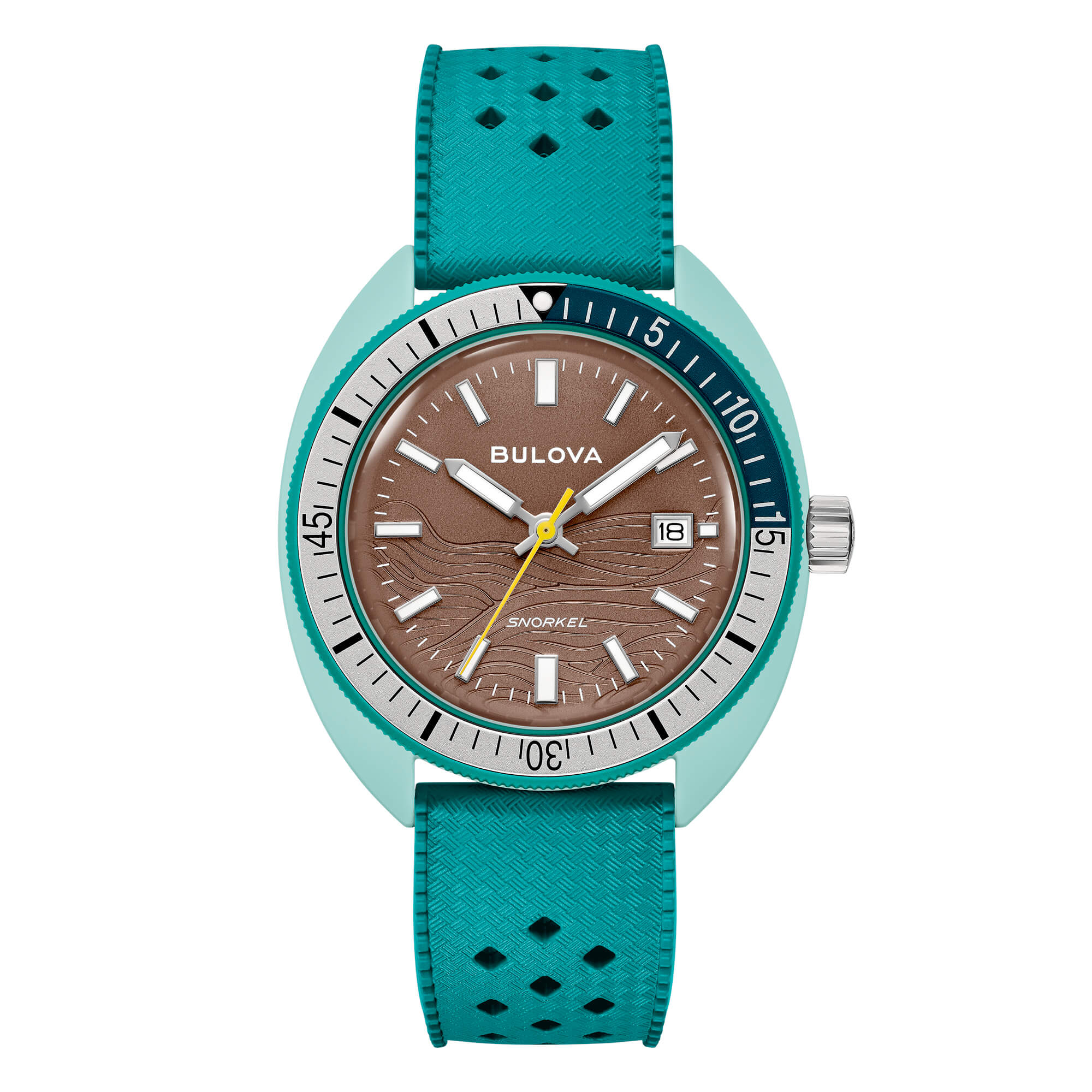 bulova-uomo-orologi-solo-tempo-orologio-bulova-snorkel-verde-41-mm
